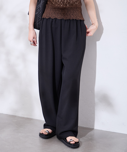ライクストレッチワイドパンツ ジャーナルスタンダード JOURNAL STANDARD（ジャーナルスタンダード）の「《追加3》ライク