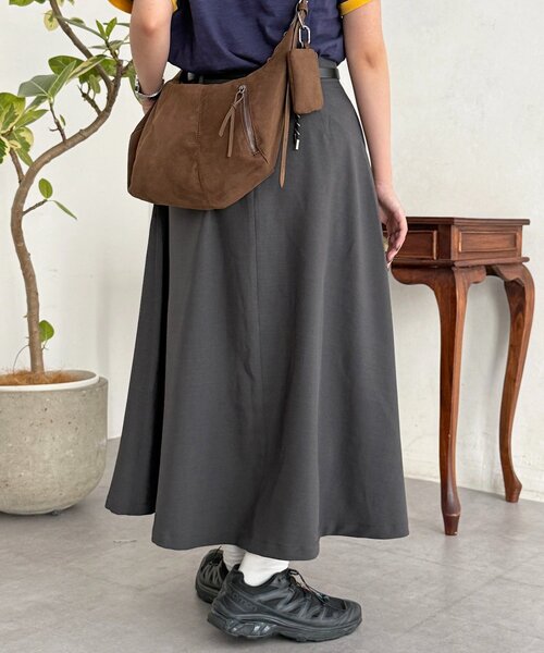 CPCM（シーピーシーエム）の「ベルト付きプリーツスカート（スカート・レディース・ブラック/ベージュ/グレー・FREE）」の11枚目の写真