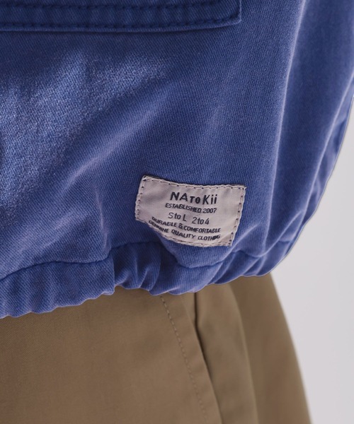 niko and...（ニコアンド）の「【NATOKii(ネイトゥーキー)】ワークジップパーカー（ブルゾン・メンズ・ブルー/オリーブ・LARGE/MEDIUM）」の17枚目の写真
