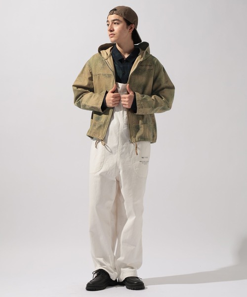 niko and...（ニコアンド）の「【NATOKii(ネイトゥーキー)】ワークジップパーカー（ブルゾン・メンズ・ブルー/オリーブ・LARGE/MEDIUM）」の3枚目の写真