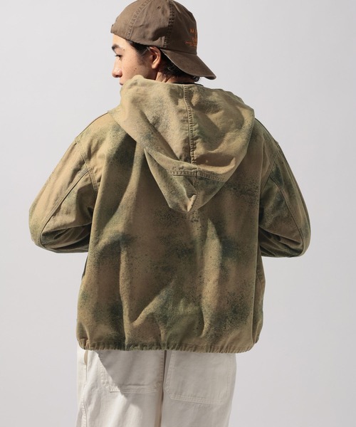 niko and...（ニコアンド）の「【NATOKii(ネイトゥーキー)】ワークジップパーカー（ブルゾン・メンズ・ブルー/オリーブ・LARGE/MEDIUM）」の5枚目の写真