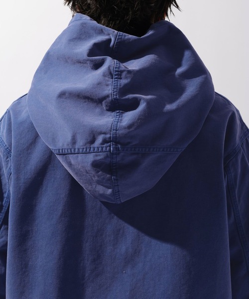 niko and...（ニコアンド）の「【NATOKii(ネイトゥーキー)】ワークジップパーカー（ブルゾン・メンズ・ブルー/オリーブ・LARGE/MEDIUM）」の12枚目の写真