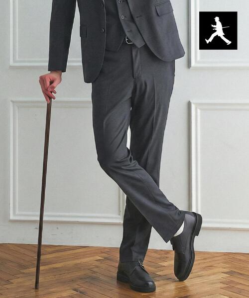 TAKEO KIKUCHI(タケオキクチ)の「【BOWLER HAT LABEL】ピンヘッドジャージ スラックス(スラックス・メンズ・ブラック・04/03/02)」の2枚目の写真