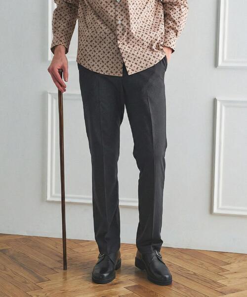 TAKEO KIKUCHI(タケオキクチ)の「【BOWLER HAT LABEL】ピンヘッドジャージ スラックス(スラックス・メンズ・ブラック・04/03/02)」の3枚目の写真
