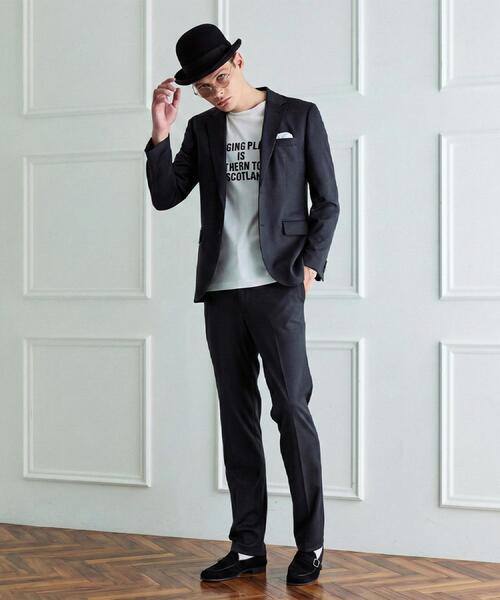 TAKEO KIKUCHI(タケオキクチ)の「【BOWLER HAT LABEL】ピンヘッドジャージ スラックス(スラックス・メンズ・ブラック・04/03/02)」の18枚目の写真