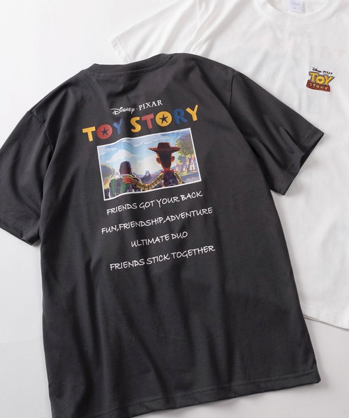 Disney(ディズニー)の「【71】【Disney/ディズニー】ミッキーマウス/ベイマックス/スティッチ/トイストーリー クイックドライ クルーネックTシャツ/バックプリント/ユニセックス/レディース/メンズ(S)(Tシャツ/カットソー・メンズ・ブラック/ブルー/ライトグリーン/ホワイト/ラベンダー/ブルー系その他/ネイビー/ベージュ/ベージュ系その他/ダークグリーン/チャコールグレー/ホワイト系その他・L/M/LL)」の4枚目の写真