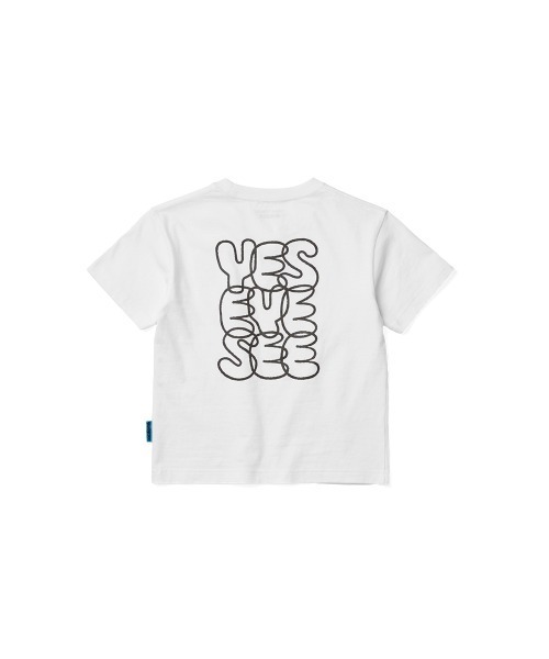 YESEYESEE（イエスアイシー）の「C-Logo kids Tee（Tシャツ/カットソー・レディース・ブラック/ホワイト/ライトオリーブ・S/M/L）」の4枚目の写真