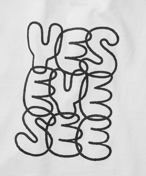 YESEYESEE（イエスアイシー）の「C-Logo kids Tee（Tシャツ/カットソー・レディース・ブラック/ホワイト/ライトオリーブ・S/M/L）」の6枚目の写真