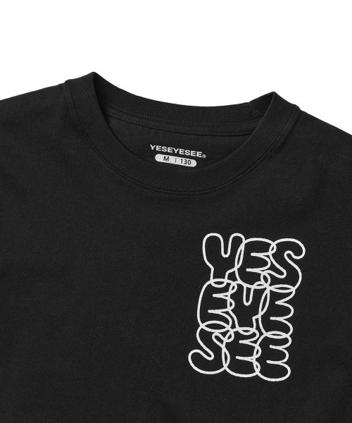YESEYESEE（イエスアイシー）の「C-Logo kids Tee（Tシャツ/カットソー・レディース・ブラック/ホワイト/ライトオリーブ・S/M/L）」の13枚目の写真