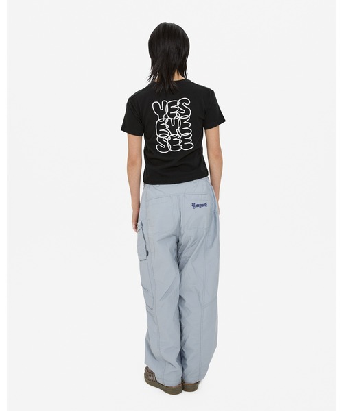 YESEYESEE（イエスアイシー）の「C-Logo kids Tee（Tシャツ/カットソー・レディース・ブラック/ホワイト/ライトオリーブ・S/M/L）」の17枚目の写真