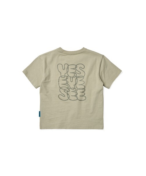 YESEYESEE（イエスアイシー）の「C-Logo kids Tee（Tシャツ/カットソー・レディース・ブラック/ホワイト/ライトオリーブ・S/M/L）」の19枚目の写真