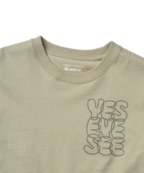 YESEYESEE（イエスアイシー）の「C-Logo kids Tee（Tシャツ/カットソー・レディース・ブラック/ホワイト/ライトオリーブ・S/M/L）」の20枚目の写真