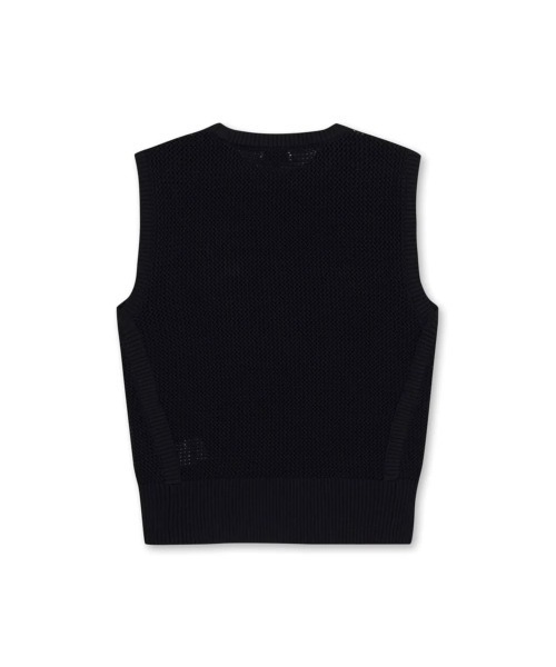WAAC（ワック）の「WOMEN'Sメッシュニットベスト（ベスト・レディース・ホワイト/ブラック・SMALL/X-SMALL/MEDIUM）」の8枚目の写真