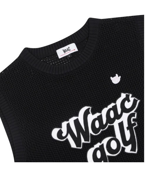 WAAC（ワック）の「WOMEN'Sメッシュニットベスト（ベスト・レディース・ホワイト/ブラック・SMALL/X-SMALL/MEDIUM）」の10枚目の写真