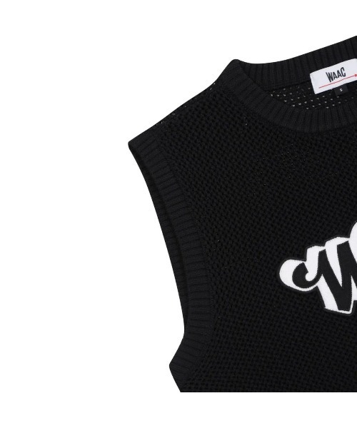 WAAC（ワック）の「WOMEN'Sメッシュニットベスト（ベスト・レディース・ホワイト/ブラック・SMALL/X-SMALL/MEDIUM）」の11枚目の写真