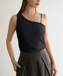 CLANE V/N TIGHT LONG TANK TOP クラネ　タンクトップ クラネ CLANE V/N TIGHT LONG TANK TOPS （BEIGE） - ファッション通販