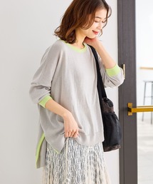 studio CLIP | 12ゲージ配色ワイドニットプルオーバー(ニット/セーター)