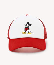 VTWO（ブイツー）の「エンガリー_ミッキー_メッシュキャップ(レッド)（キャップ）」