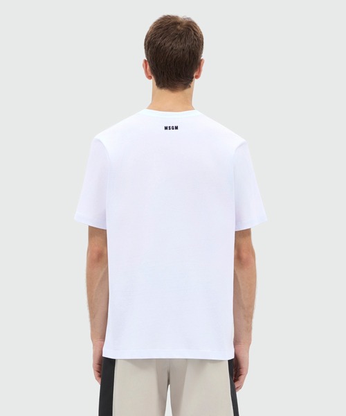 MSGM（エムエスジーエム）の「【NEW】MSGM BIKE LIFE 刺繍ロゴ Tシャツ（Tシャツ/カットソー・メンズ・ホワイト・L/XL/M/S）」の2枚目の写真