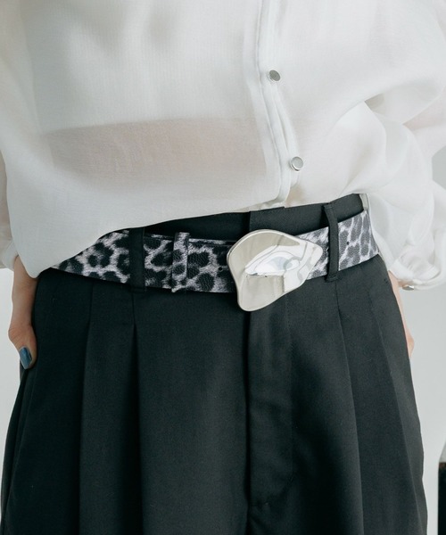 PAGEBOY（ページボーイ）の「メタルバックルベルト（ベルト・レディース・ブラック/ブラック系その他・FREE）」の2枚目の写真