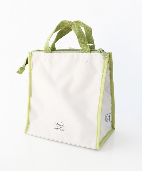 Creer（クレエ）の「〈Atelier KOTETSU/アトリエ コテツ〉ランチバッグ 保冷/保温バッグ（エコバッグ/サブバッグ・レディース・アイボリー/イエロー/グリーン/サーモンピンク/ブラック・ONE SIZE）」の12枚目の写真