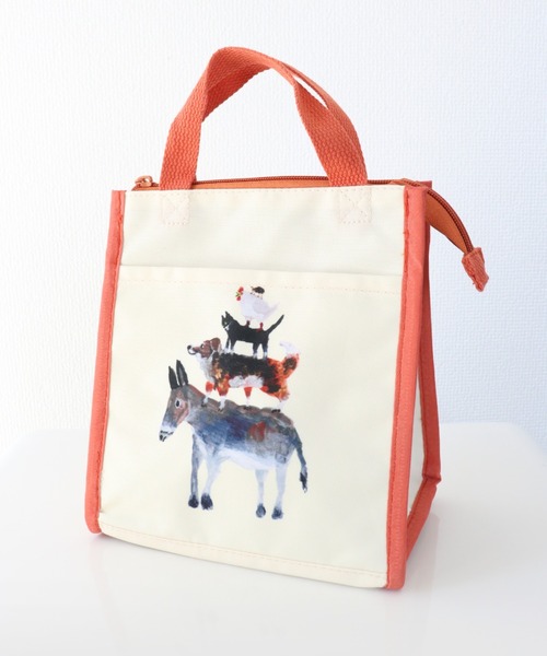 Creer（クレエ）の「〈Atelier KOTETSU/アトリエ コテツ〉ランチバッグ 保冷/保温バッグ（エコバッグ/サブバッグ・レディース・アイボリー/イエロー/グリーン/サーモンピンク/ブラック・ONE SIZE）」の13枚目の写真