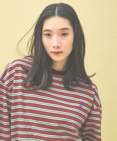 Kappa(カッパ)の「≪Kappa×and ST ウェルネスクラブ≫ボーダーTシャツ(Tシャツ/カットソー・レディース・オレンジ/イエロー/ブルー・LARGE/MEDIUM/SMALL)」の10枚目の写真