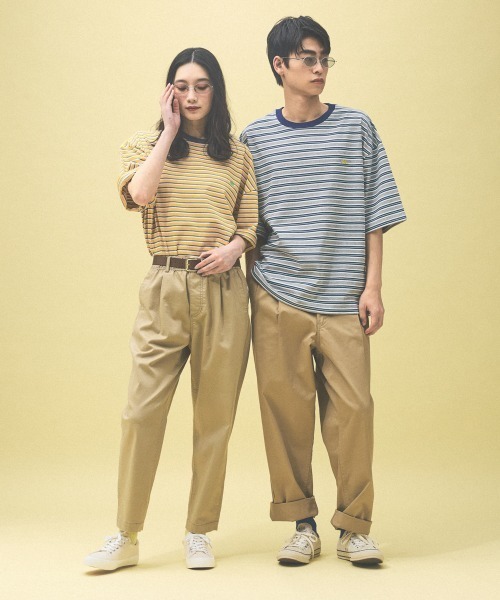 Kappa(カッパ)の「≪Kappa×and ST ウェルネスクラブ≫ボーダーTシャツ(Tシャツ/カットソー・レディース・オレンジ/イエロー/ブルー・LARGE/MEDIUM/SMALL)」の18枚目の写真
