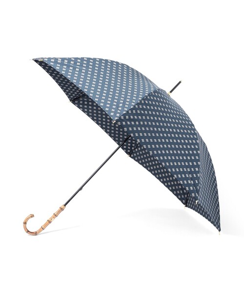 MACKINTOSH PHILOSOPHY（ﾏｯｷﾝﾄｯｼｭ ﾌｨﾛｿﾌｨｰ）の「ラッケンブースバンブー長傘（長傘・レディース・ネイビー/グレー系その他・FREE）」の2枚目の写真