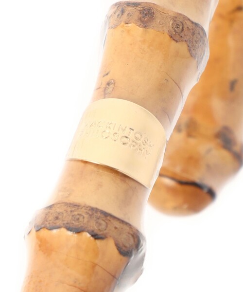 MACKINTOSH PHILOSOPHY（ﾏｯｷﾝﾄｯｼｭ ﾌｨﾛｿﾌｨｰ）の「ラッケンブースバンブー長傘（長傘・レディース・ネイビー/グレー系その他・FREE）」の6枚目の写真