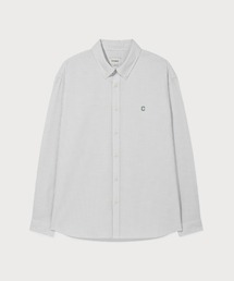 COVERNAT（カバーナット）の「COOLMAX C LOGO OXFORD STRIPE SHIRT（ポロシャツ）」
