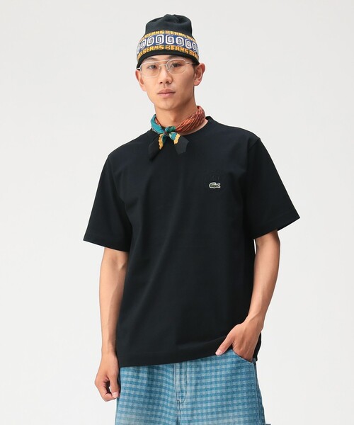 LACOSTE(ラコステ)の「【別注】LACOSTE / バッジ Tシャツ(Tシャツ/カットソー・メンズ・ブラック/ピンク/ホワイト/ネイビー・5/4/3/2/1)」の17枚目の写真
