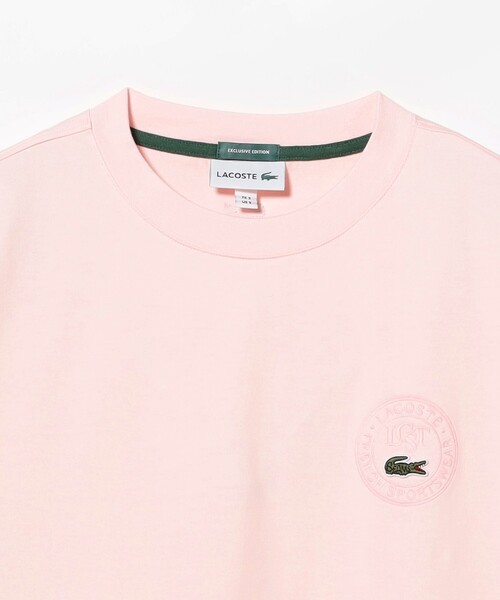 LACOSTE(ラコステ)の「【別注】LACOSTE / バッジ Tシャツ(Tシャツ/カットソー・メンズ・ブラック/ピンク/ホワイト/ネイビー・5/4/3/2/1)」の21枚目の写真