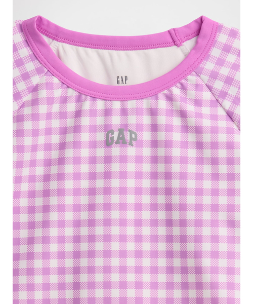 GAP（ギャップ）の「ラッシュガード 水着 2ピース (キッズ)（水着・キッズ・ブラック/ピンク・110cm/120cm/130cm/140cm/150cm）」の6枚目の写真