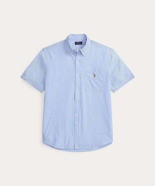 POLO RALPH LAUREN（ポロ ラルフ ローレン）の「RL プレップスター クラシック フィット シアサッカー シャツ（シャツ/ブラウス・メンズ・ブルー・L/S/M/XXL/XS/XL）」の7枚目の写真