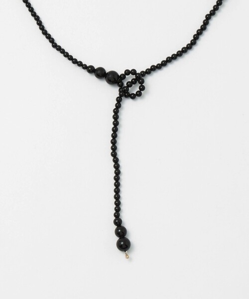 Steven Alan（スティーブンアラン）の「＜SASKIA DIEZ＞DROP LASSO NECKLACE/ネックレス（ネックレス・レディース・ブラック・FREE）」の2枚目の写真