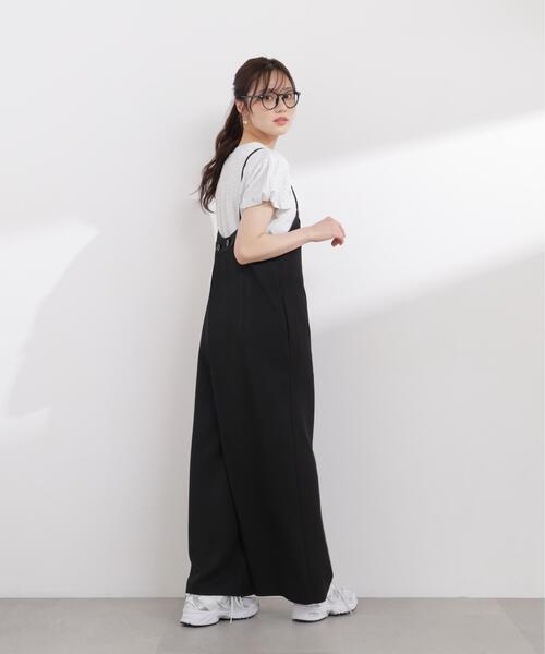 PROPORTION BODY DRESSING(プロポーションボディドレッシング)の「【加藤栞さん着用】<a>バックタックサロペット / 1216149400(サロペット/オーバーオール・レディース・ブラウン/ブラック・MEDIUM/P/S)」の7枚目の写真