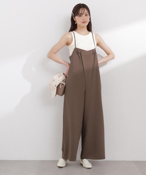 PROPORTION BODY DRESSING(プロポーションボディドレッシング)の「【加藤栞さん着用】<a>バックタックサロペット / 1216149400(サロペット/オーバーオール・レディース・ブラウン/ブラック・MEDIUM/P/S)」の15枚目の写真