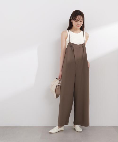 PROPORTION BODY DRESSING(プロポーションボディドレッシング)の「【加藤栞さん着用】<a>バックタックサロペット / 1216149400(サロペット/オーバーオール・レディース・ブラウン/ブラック・MEDIUM/P/S)」の18枚目の写真