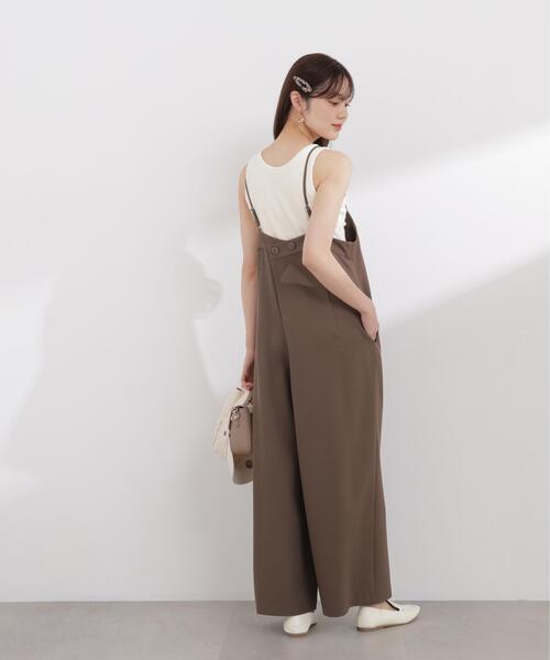 PROPORTION BODY DRESSING(プロポーションボディドレッシング)の「【加藤栞さん着用】<a>バックタックサロペット / 1216149400(サロペット/オーバーオール・レディース・ブラウン/ブラック・MEDIUM/P/S)」の19枚目の写真