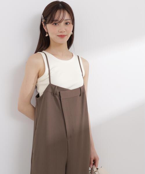 PROPORTION BODY DRESSING(プロポーションボディドレッシング)の「【加藤栞さん着用】<a>バックタックサロペット / 1216149400(サロペット/オーバーオール・レディース・ブラウン/ブラック・MEDIUM/P/S)」の20枚目の写真