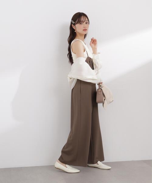 PROPORTION BODY DRESSING(プロポーションボディドレッシング)の「【加藤栞さん着用】<a>バックタックサロペット / 1216149400(サロペット/オーバーオール・レディース・ブラウン/ブラック・MEDIUM/P/S)」の22枚目の写真