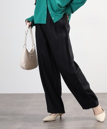 EGLANTINE（エグランティーヌ）の「EGLANTINE 麻混リラックスワイドパンツ（その他パンツ）」