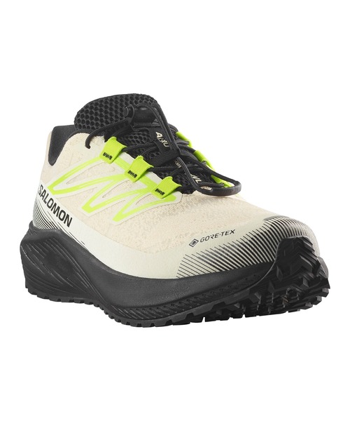 SALOMON(サロモン)の「SALOMON サロモン AERO FLOW GRVL GTX アウトドアシューズ L49256600(スニーカー・メンズ・ベージュ×ブラック・27.0cm/28.0cm/26.5cm/27.5cm/26.0cm)」の4枚目の写真