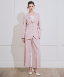 ROYAL PARTY | ラインストーンタックワイドパンツ(その他パンツ)