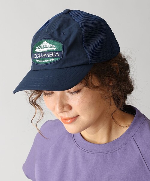 Columbia(コロンビア)の「Columbia/ ドースワリプスベンドメッシュキャップ /コロンビア(キャップ・レディース・ベージュ/ネイビー/ブラック・ONE SIZE)」の3枚目の写真