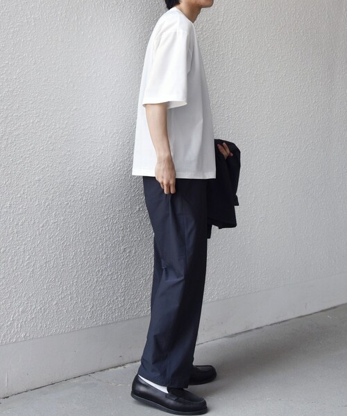 SHIPS any(シップス エニィ)の「SHIPS any: SOLOTEX(R) バックピケ リラックス ポケット付き ショートリーブ Tシャツ 26SS◇(Tシャツ/カットソー・メンズ・ホワイト/ブラック/チャコールグレー・MEDIUM/X-LARGE/LARGE)」の9枚目の写真