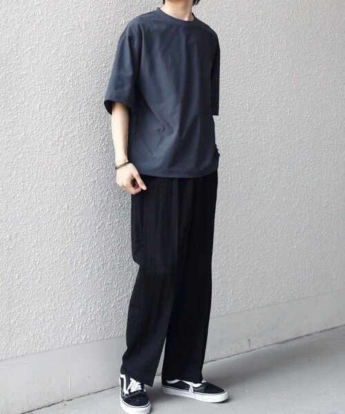 SHIPS any(シップス エニィ)の「SHIPS any: SOLOTEX(R) バックピケ リラックス ポケット付き ショートリーブ Tシャツ 26SS◇(Tシャツ/カットソー・メンズ・ホワイト/ブラック/チャコールグレー・MEDIUM/X-LARGE/LARGE)」の19枚目の写真