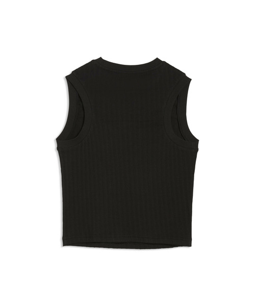 PUMA（プーマ）の「PUMA プーマ ウィメンズ HER コンフォート タンクトップ（その他トップス・レディース・ホワイト/ブラック・LARGE/MEDIUM/SMALL/X-LARGE）」の5枚目の写真
