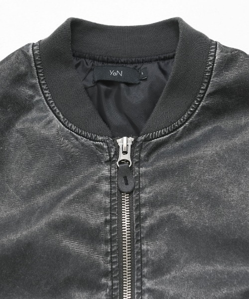 SILVER BULLET(シルバーバレット)の「『SILVER BULLET SELECT/シルバーバレットセレクト』製品染めMA-1JKT(MA-1・メンズ・ライトグレー/ブラック・L/M)」の16枚目の写真